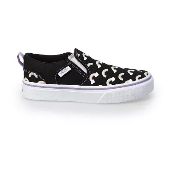 Vans Shoes Vans Asher Girls Rainbow Shoes Blackwhite 1 Poshmark